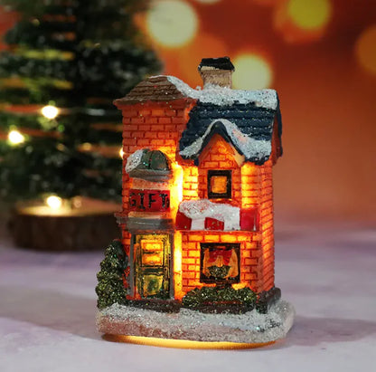 Christmas House Light Decoration by Anti Spier