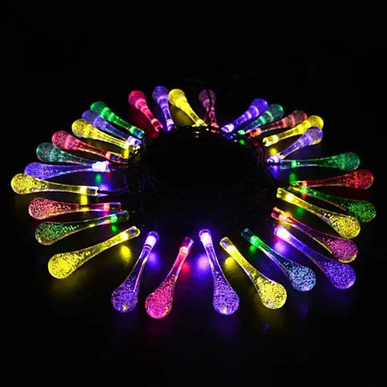 Dew Droplets 20 LED Solar Lights Falling Like Dew by Anti Spier