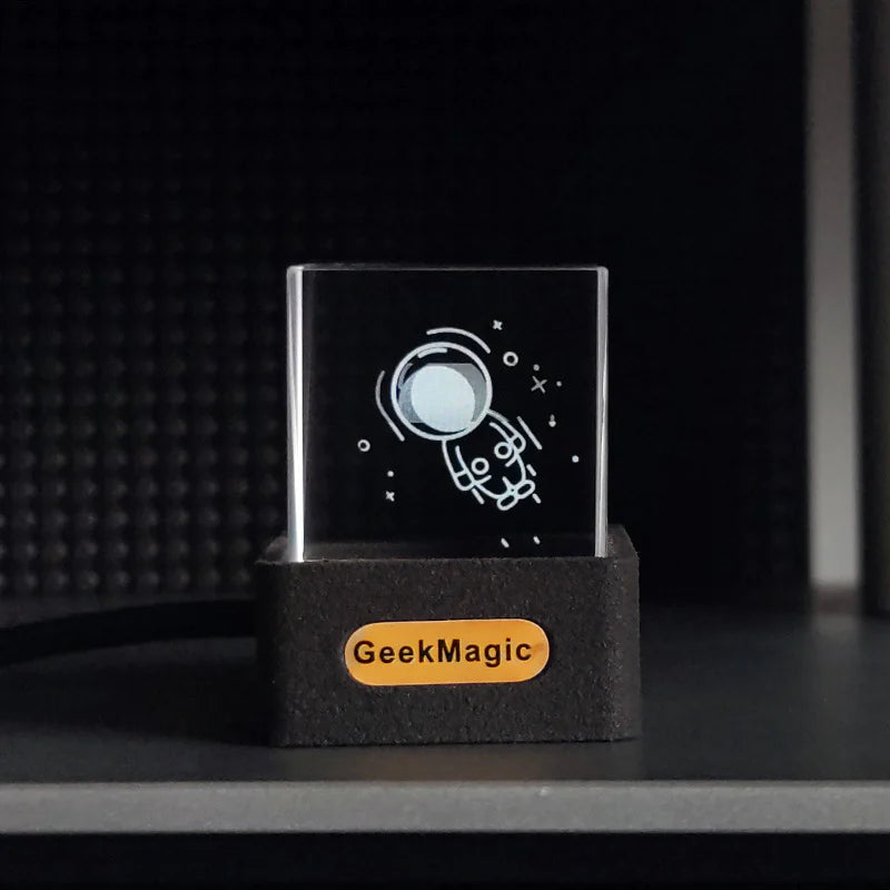 Mini Transparent WiFi Weather Clock by Anti Spier