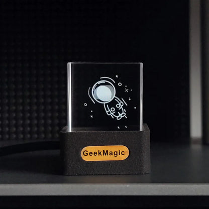 Mini Transparent WiFi Weather Clock by Anti Spier