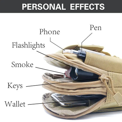 Waterproof Tactical Pouch Belt Waist Pack by Anti Spier