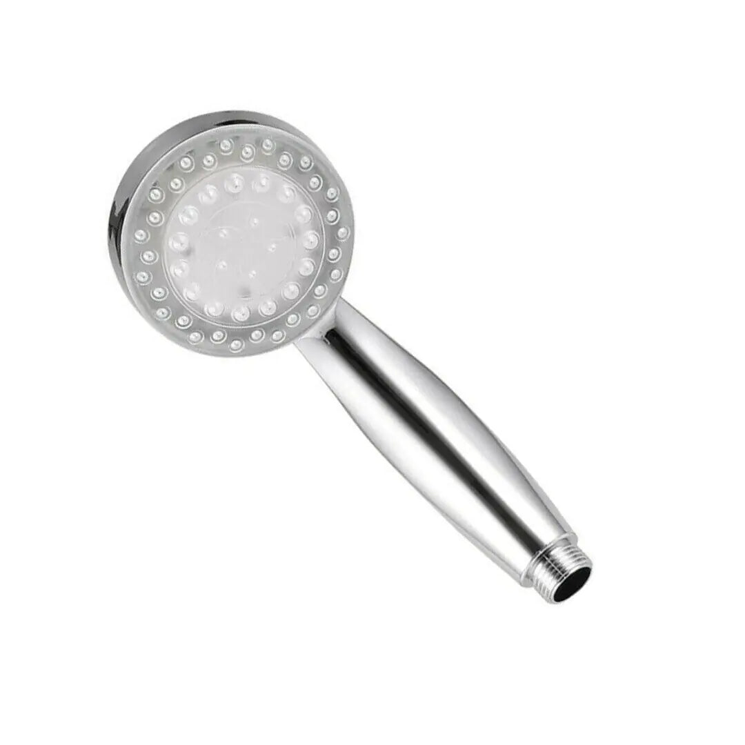 Handheld 7 Color Changing LED Light Water Bath Home Bathroom Shower Head Glow by Anti Spier