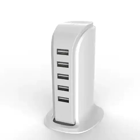 Smart Power Tower for Every Desk at Home or Office Charge any Gadget by Anti Spier