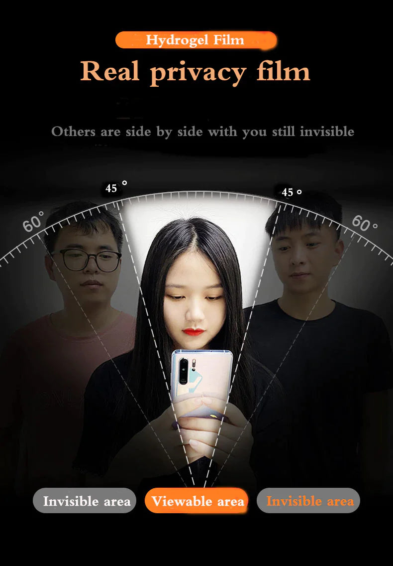 2-Pack Anti-Spy Privacy Hydrogel Screen Protector For Samsung S23 Ultra Plus S22 by Anti Spier