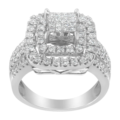 14KT White Gold Diamond Cocktail Ring (1 1/2 cttw, H-I Color, SI2-I1 Clarity) by Anti Spier