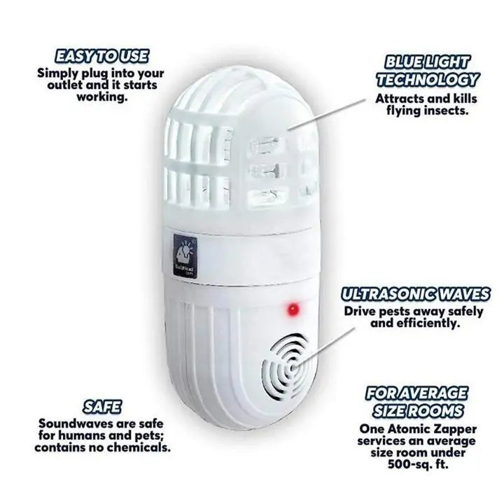 Ultrasonic Blue Light Two in One Mosquito Repellent by Anti Spier