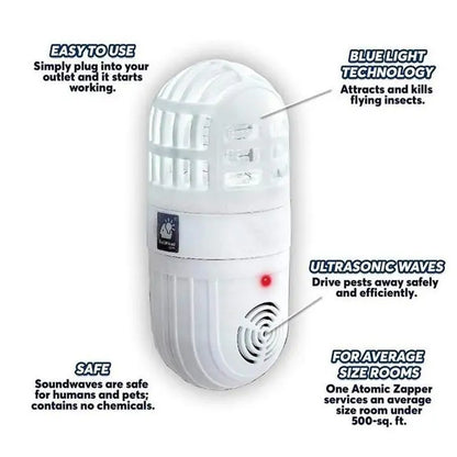 Ultrasonic Blue Light Two in One Mosquito Repellent by Anti Spier