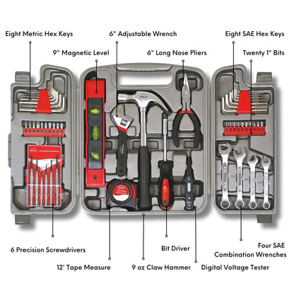 53 Piece Household Tool Kit - DT9408 by Apollo Tools