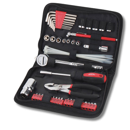56 Piece SAE Auto Tool Set In Zipper Case - DT9774 by Apollo Tools