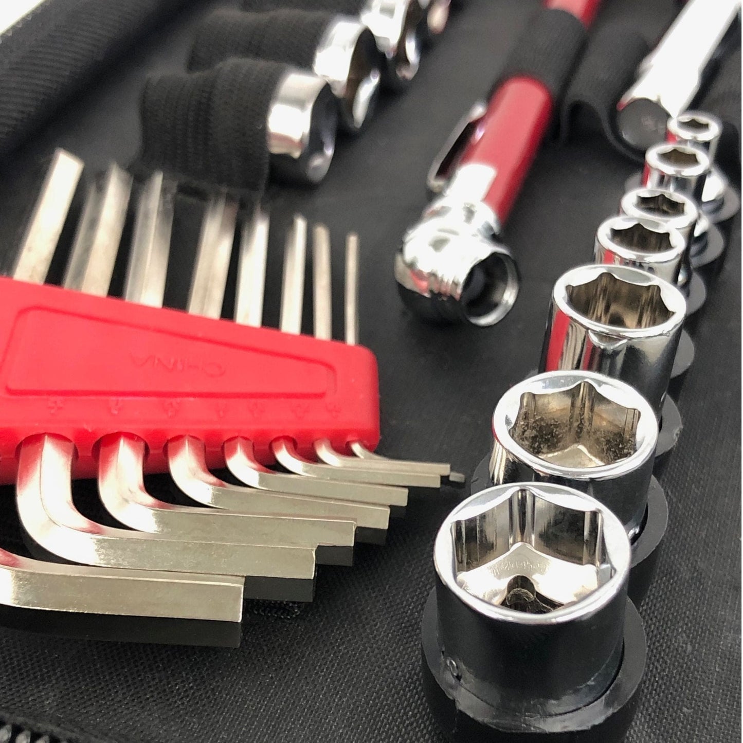 56 Piece SAE Auto Tool Set In Zipper Case - DT9774 by Apollo Tools