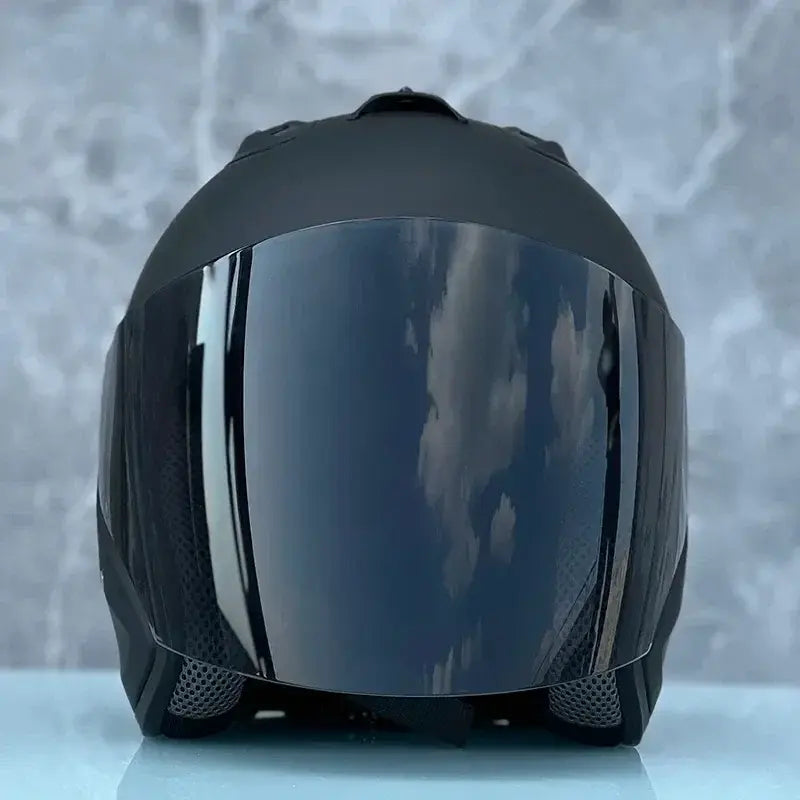 Ultralight Safety Motorcycle Helmet with Integrated Light by Anti Spier