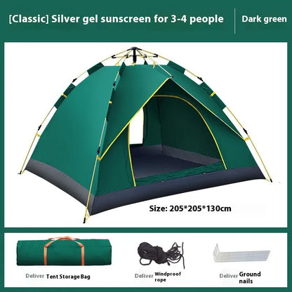 3-4 Double Automatic Camping Tent by Anti Spier