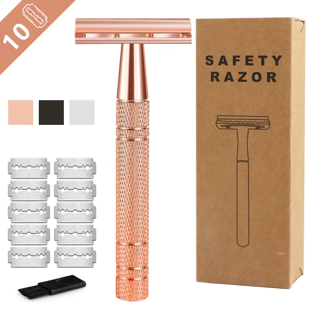 Rose Gold Double Edge Safety Razor by Anti Spier