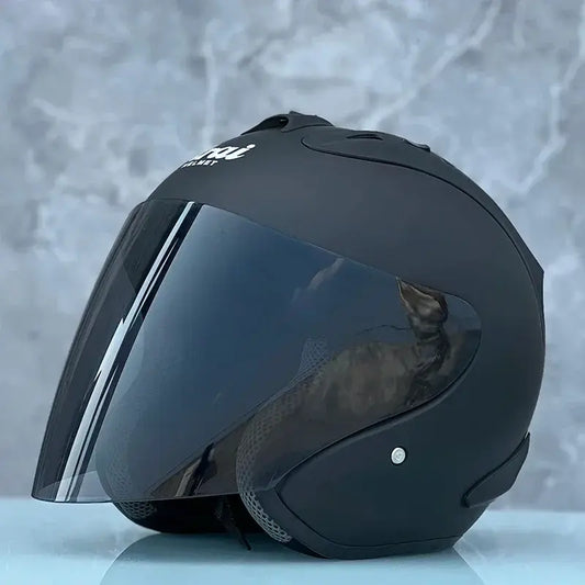 Ultralight Safety Motorcycle Helmet with Integrated Light by Anti Spier