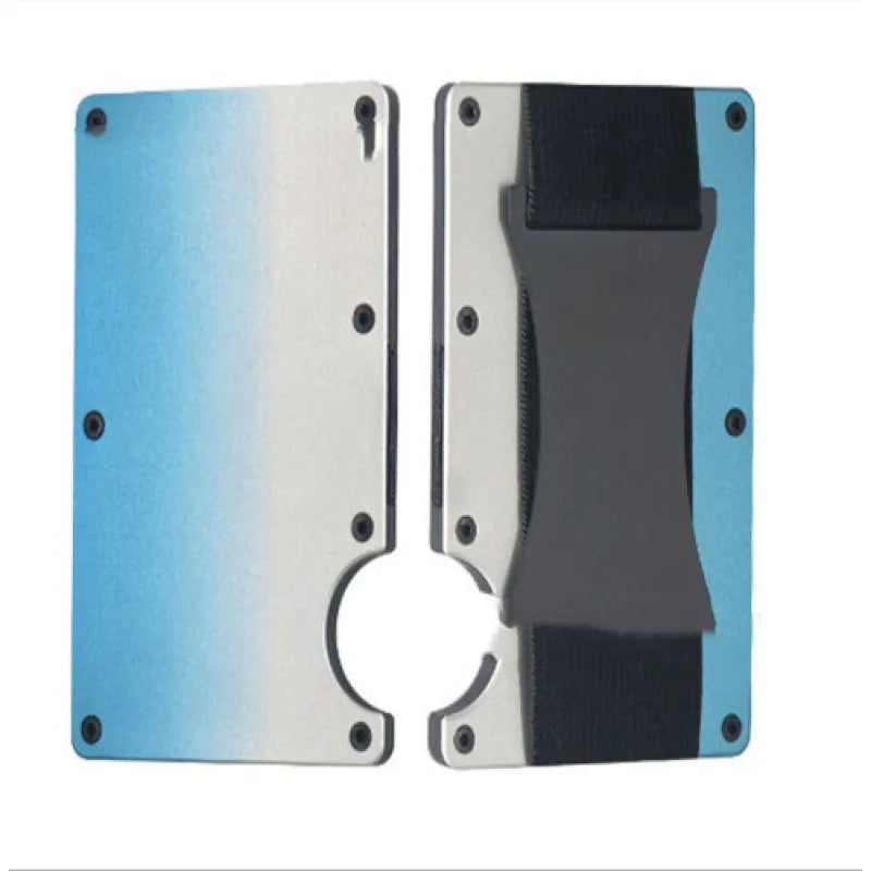 New Metal Card Bag Carbon Fiber Wallet Wallet RFID Anti-theft Swiping Blocking Technology by Anti Spier