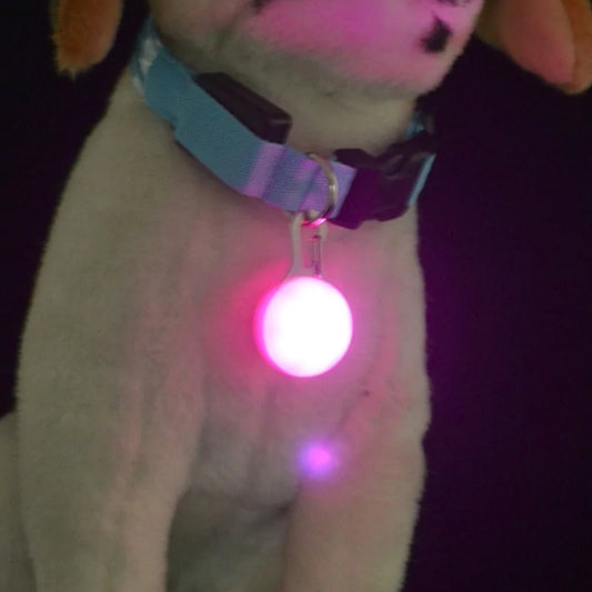 LED Pet Collar Pendant for Night Safety by Anti Spier