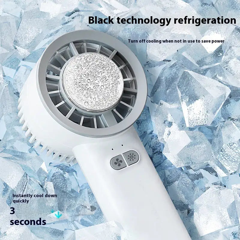 2024 Summer Gadget Handheld Turbo Jet Fan Mini Portable Ice Cold Fan Generation Brushless Motor Wind High Speed Duct Fans Violent Blower by Anti Spier