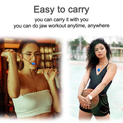 3PCS Jawline Exerciser Mouth Exercise Fitness Ball Neck Face Jaw Trainer Toning by Anti Spier