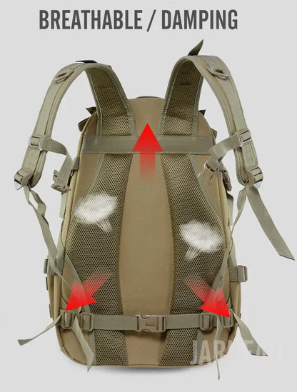 Military Backpack-Waterproof Hiking Survival Reflective Bag by Anti Spier