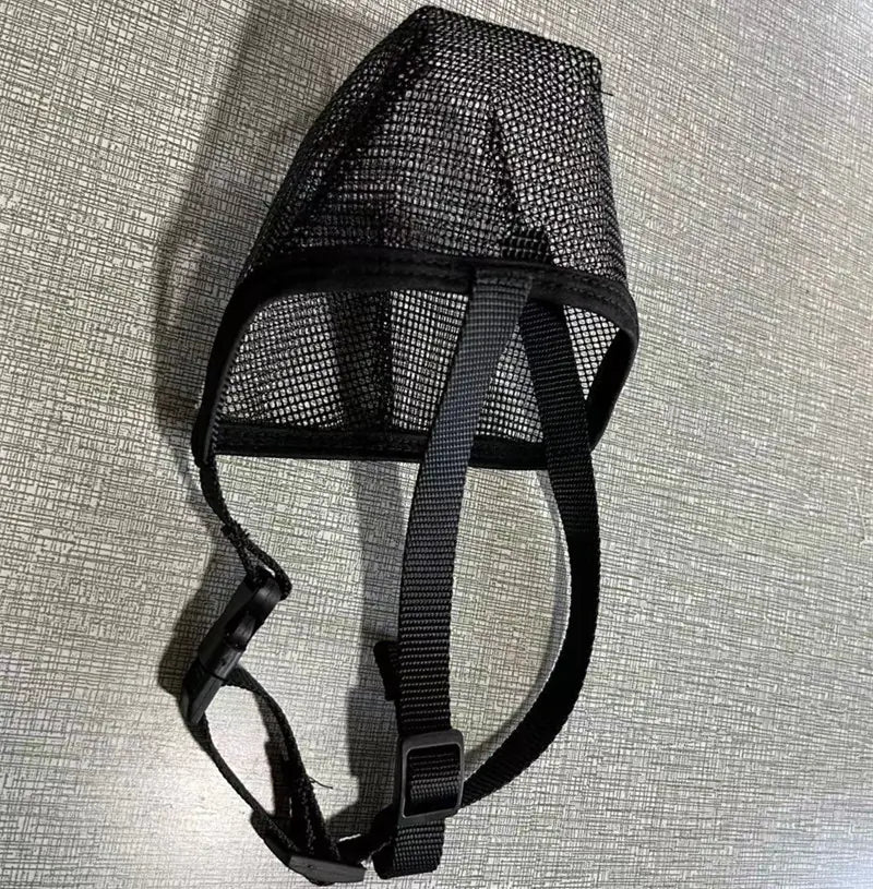 Pet Dog Mouth Cover Mask by Anti Spier