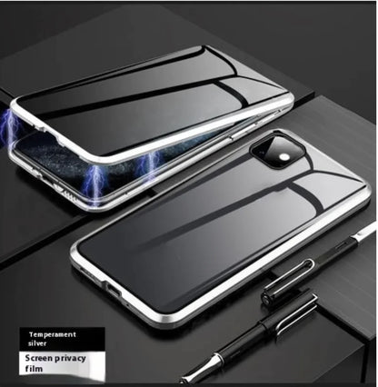 Magnetic Privacy Glass Case for iPhone - Anti-Peep Screen Protector with 9H Hardness by Anti Spier