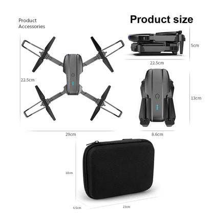 Drones Quadcopter 5G 4K GPS Drone X Pro with HD Dual Camera WiFi FPV Foldable RC by Anti Spier