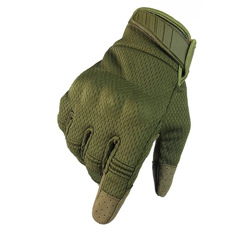 Men Breathable Full Finger Gloves by Anti Spier
