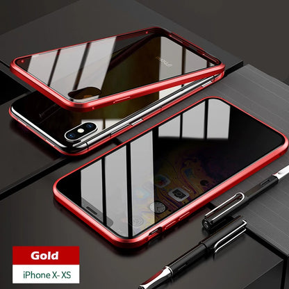 Anti-Peep Magnetic Metal Phone Case For iPhone by Anti Spier