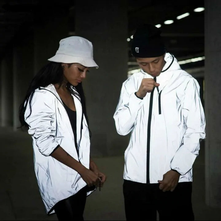 FashionFad Reflective Windbreaker by Anti Spier