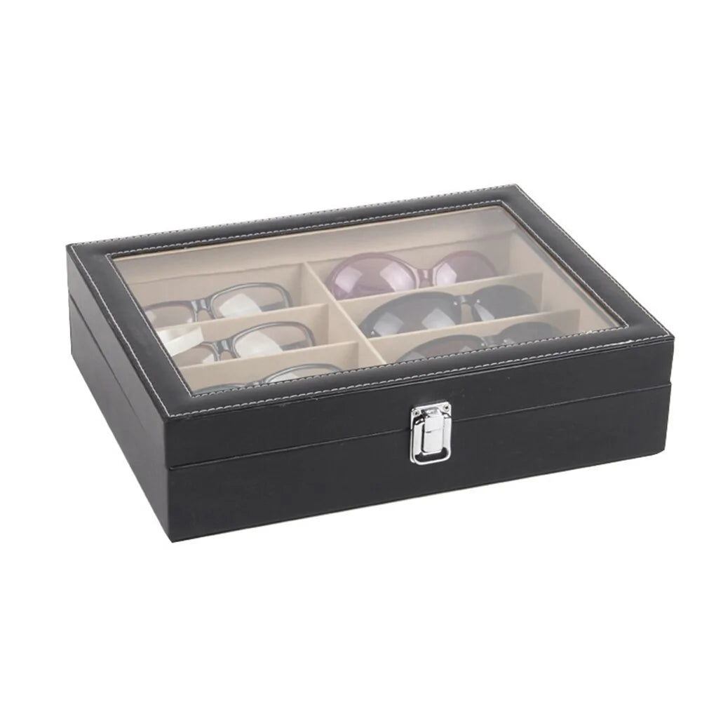8-Grid Eye Glasses Case by Anti Spier
