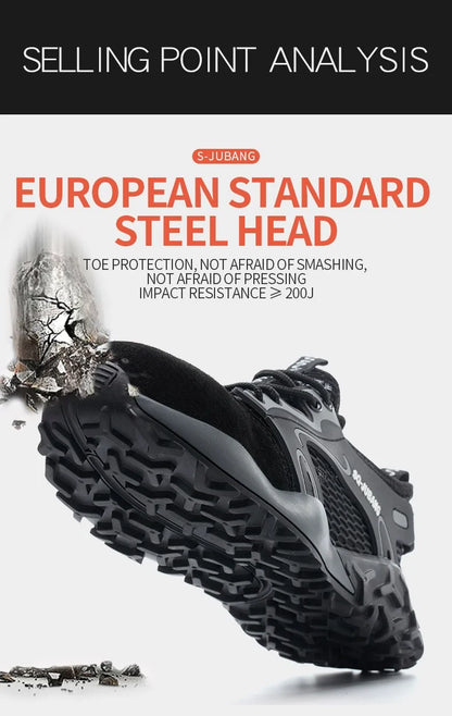Anti-collision and Anti-smashing Breathable Safety Shoes by Anti Spier