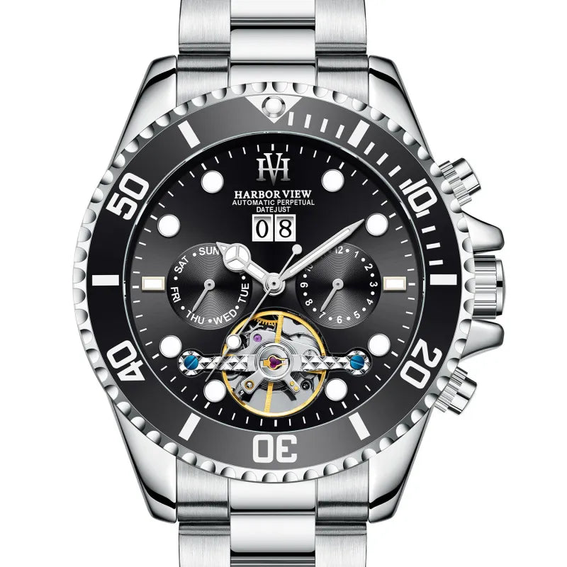 ARBOR VIEW Tourbillon Green Mechanical Watch by Anti Spier