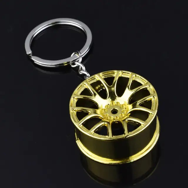 Wheel Rim Hub Tuning Keychain by Anti Spier