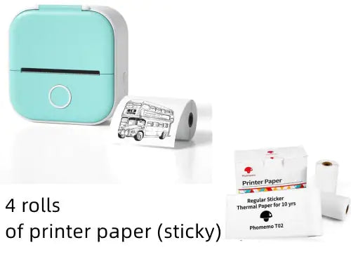 Portable Mini Thermal Label Printer Home Photo Printer Student Wrong Question Printer Bluetooth Mini Label Printer Price Tag by Anti Spier