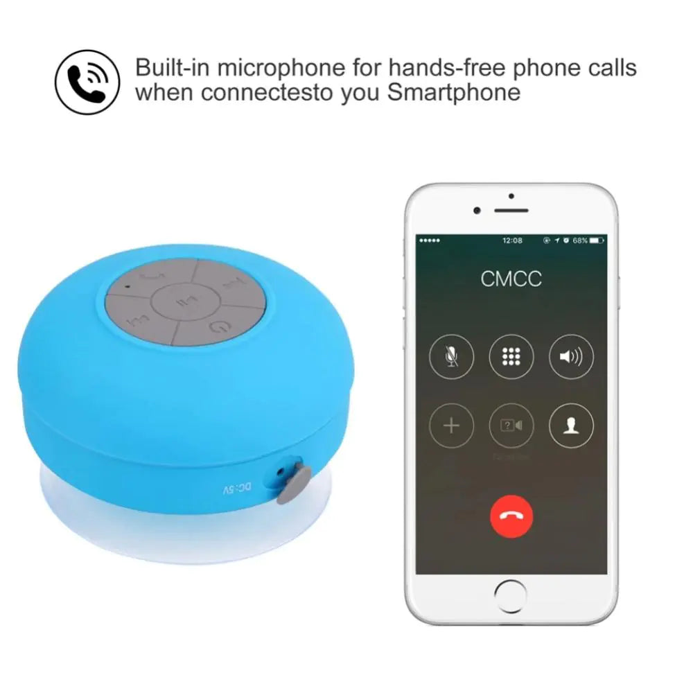 Hands-free Calling Small Waterproof Bluetooth Speaker by Anti Spier