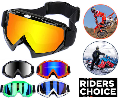 Motocross Goggles Racing Off-Road Dirt Bike ATV UTV BMX MX XC Motorcycle Eyewear by Anti Spier