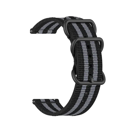 18mm 20mm 22mm Durable Military Woven Nylon Wrist Watch Band Quick Release Strap by Anti Spier