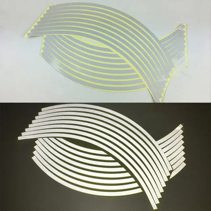 Wheel Stickers Tire Reflective by Anti Spier