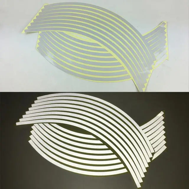 Wheel Stickers Tire Reflective by Anti Spier