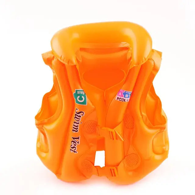 Inflatable Life Vest Baby Swimming Jacket by Anti Spier