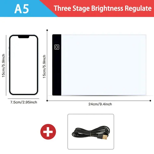 Dimmable LED Drawing Pad: Creative Kids' Gift by Anti Spier
