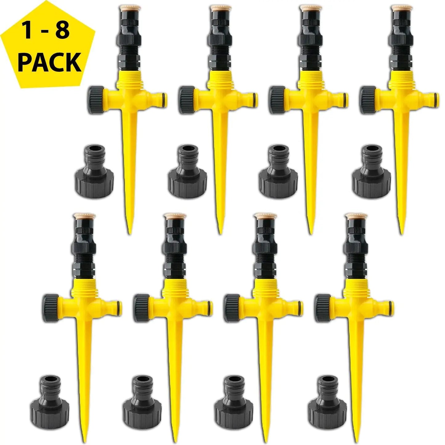 360° Rotation Auto Irrigation System Garden Lawn Sprinkler Patio Save Water USA by Anti Spier