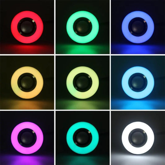 LED Bulb RGB Light Wireless Bluetooth Audio Speaker by Anti Spier