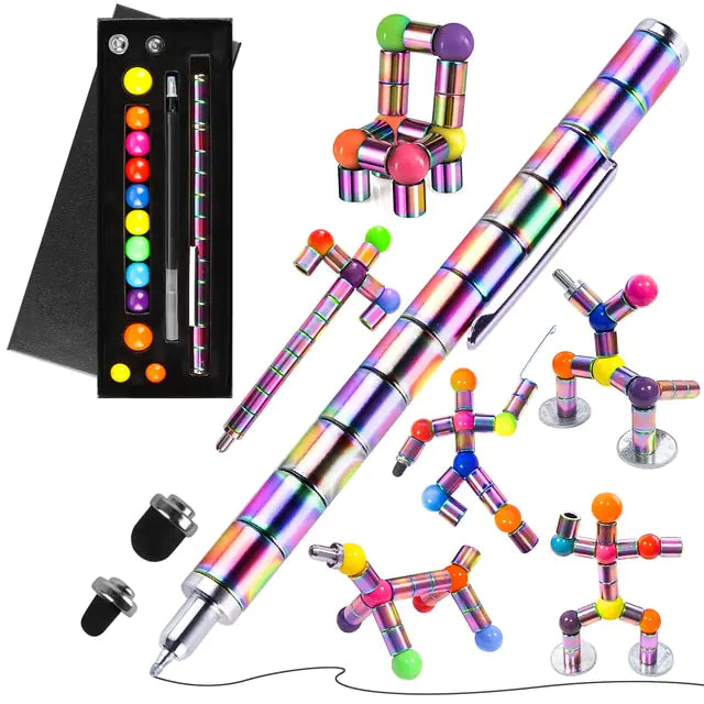 Multifunctional Deformable Magnet Fidget Pen by Anti Spier