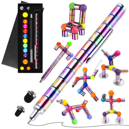 Multifunctional Deformable Magnet Fidget Pen by Anti Spier
