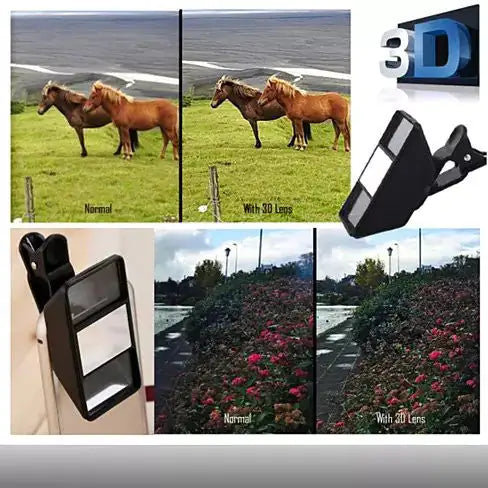 Magical 3D Clip On Lens for your Smart Phone and Tablets by Anti Spier