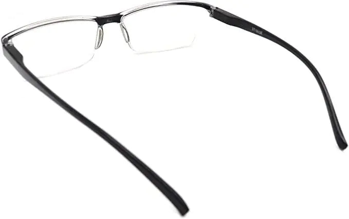 4 Pack Reading Glasses Readers Men Women Square Frame Spring Hinge Unisex Pairs by Anti Spier