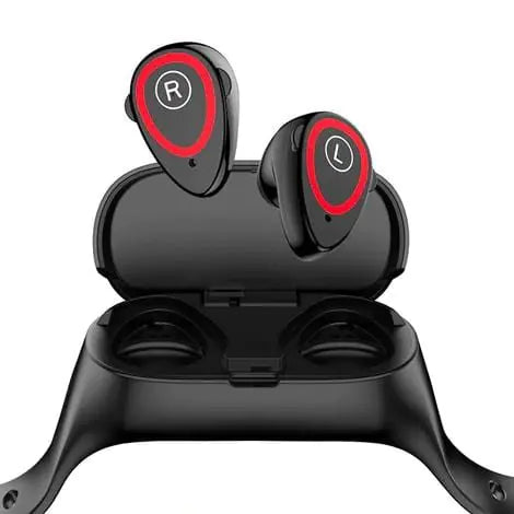 Smart Watch with Built-in TWS Wireless Bluetooth Earphone Blood Heart Rate Monitor by Anti Spier