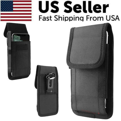 Vertical Cell Phone Holster Pouch Wallet Case With Belt Clip For iPhone Samsung by Anti Spier