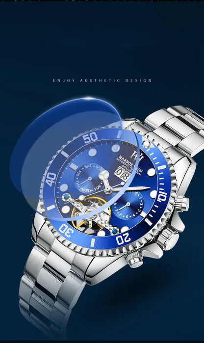 ARBOR VIEW Tourbillon Green Mechanical Watch by Anti Spier